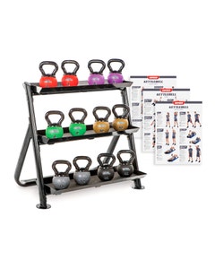UltraFit TyroBALL Rubber Kettlebell Sets